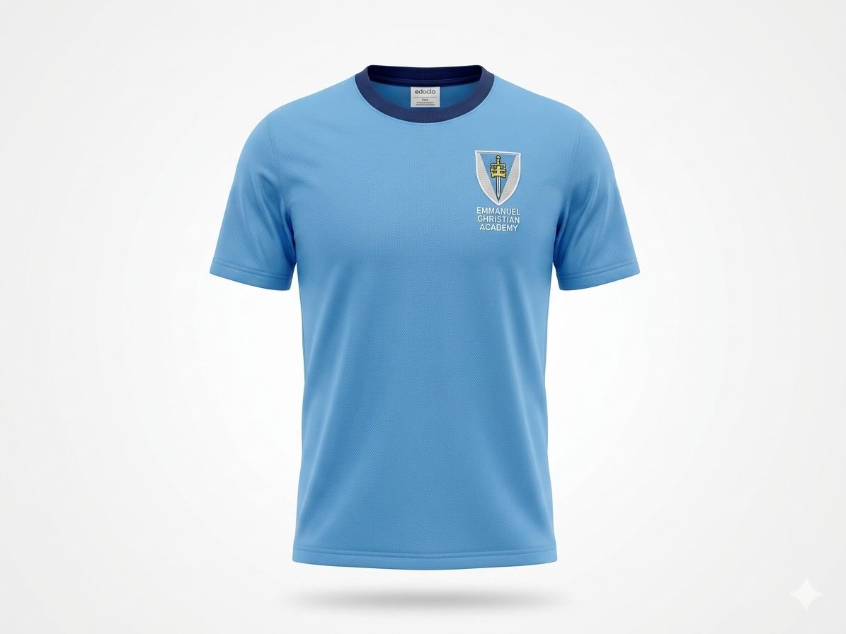 75bd959f-d46b-4721-a58e-f596e7b75485 Emmanuel Christian Academy - Light blue sport t-shirt - Image 1